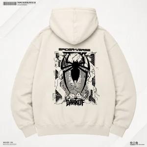 Man Premium Hoodie Spaider Verse - Off White